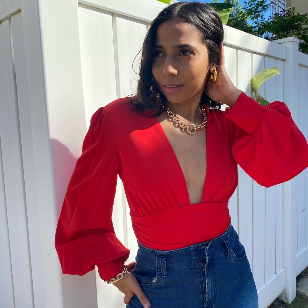 Red Bodysuit